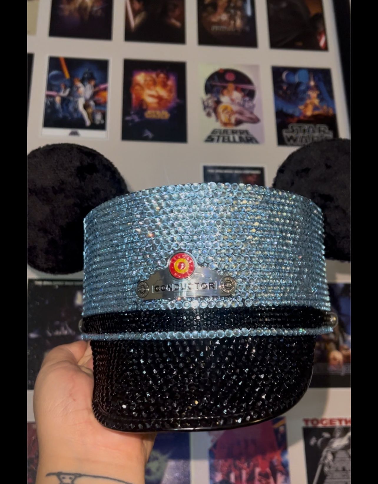 Bling Conductor Mickey Hat