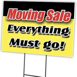 Moving Sale 