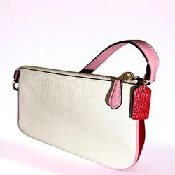 Coach Nolita 19 in WHITE PINK RED 