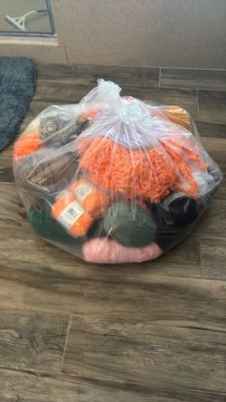 Large bag of yarn