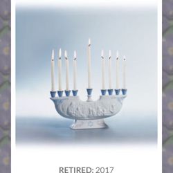 Signed Ladro Menorah