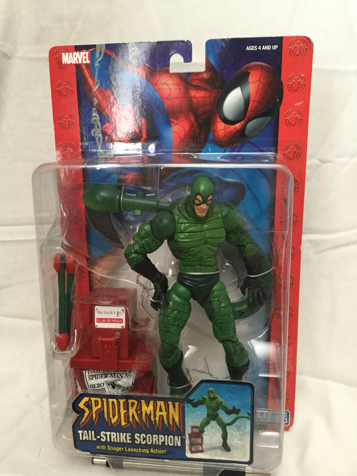 Spider Man Tail Strike Scorpion with Stinger Launching Action Figure
