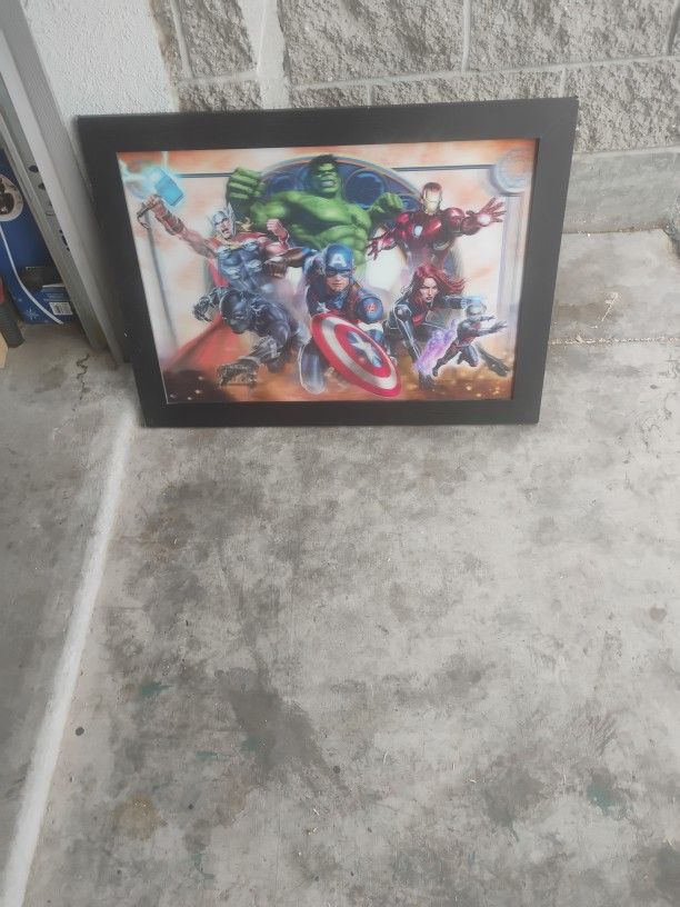 3d Marvel Frame
