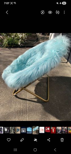 Aquamarine Papasan Chair