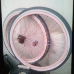 Pair Of 26" Rims And Tires