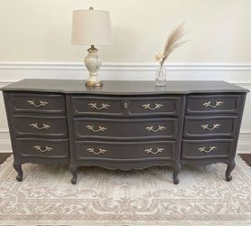 French Provincial Dresser- Refinished