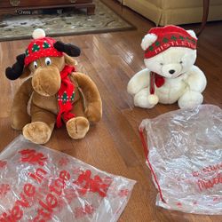 Marshall Fields Vintage Bear And Moose