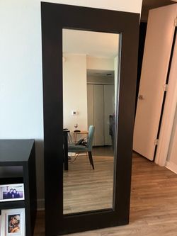 Wall to floor mirror