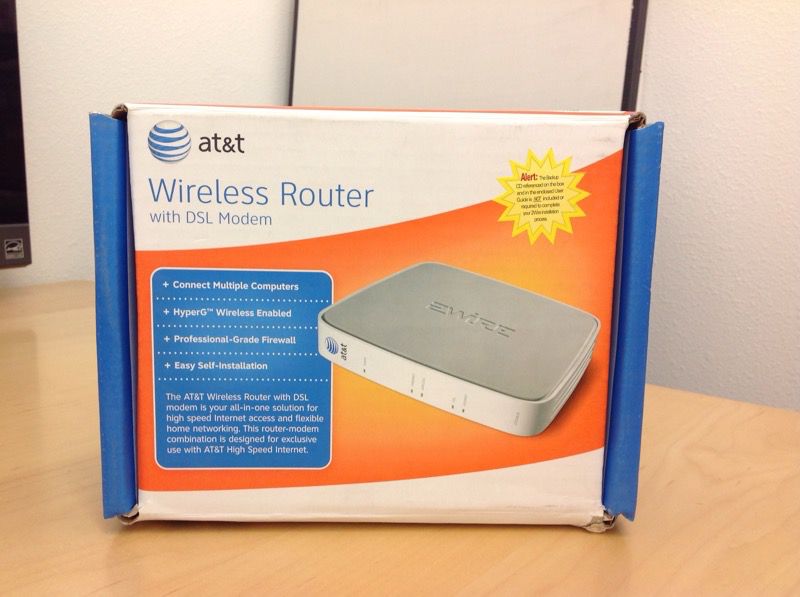AT&T Wireless Router with DSL Modem 2Wire