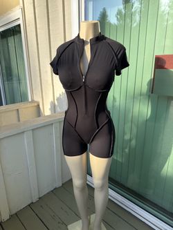 Black short jumpsuit