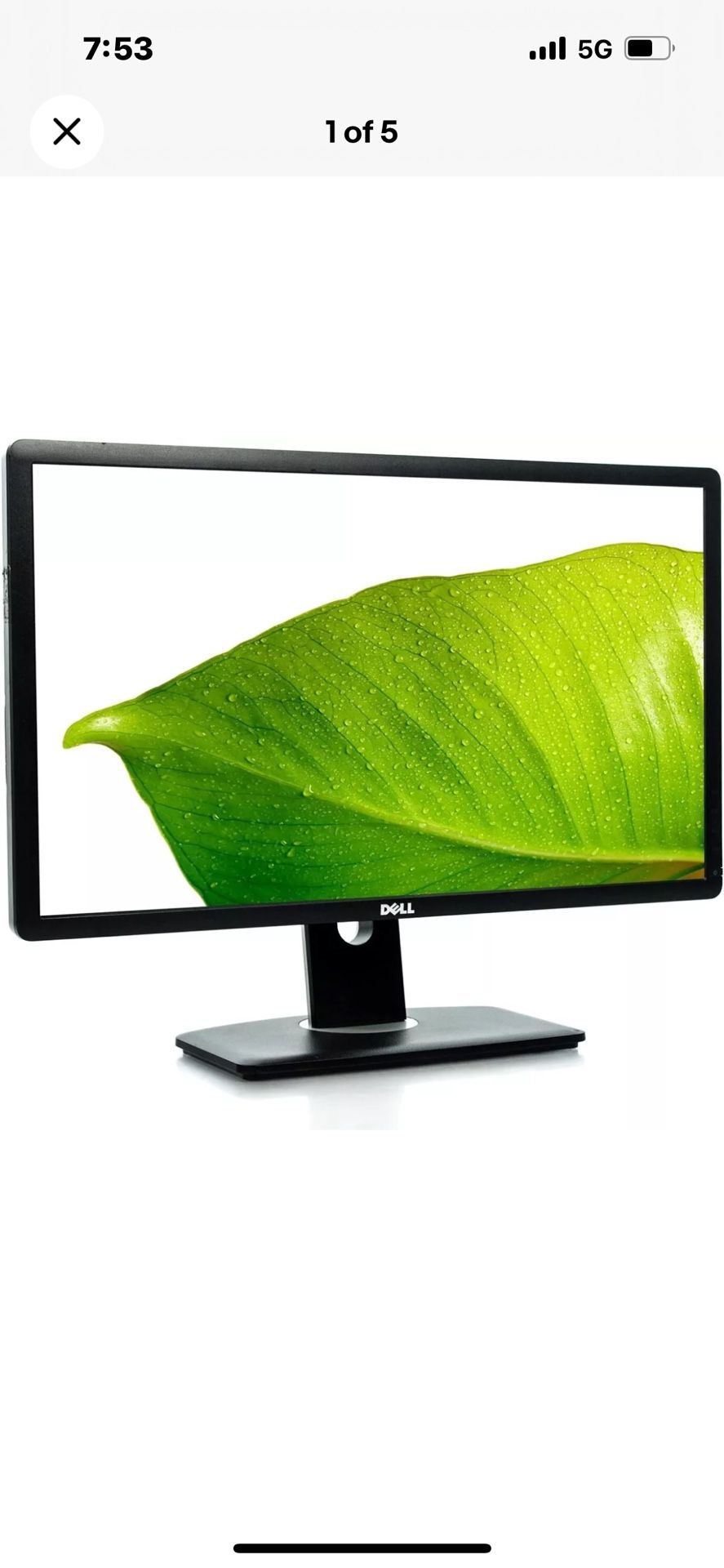 Dell Professional Monitor 24” Widescreen LCD HD 1080p P2412HB