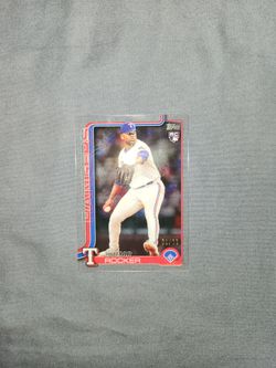Kumar Rocker topps clearly rc /10
