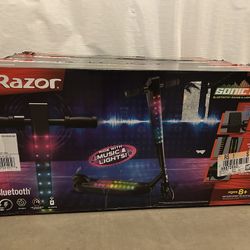 Razor Sonic Electric Scooters w LED Lights & Bluetooth