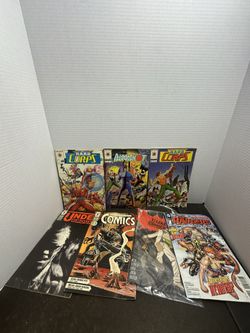 7 Comic Book Lot Valiant DC Dark Horse Bloodshot H.A.R.D. Corps DK III
