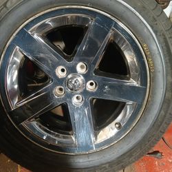 Dodge 20-in Rim and Tire