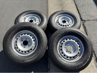 (4) 16” Ford Bronco Wheels 255/70R16 Bridgestone Tires