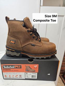 Timberlands Pro Boondock Composite Toe Work Boots Size 9D