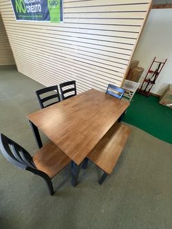 Dining Table Set with Bench