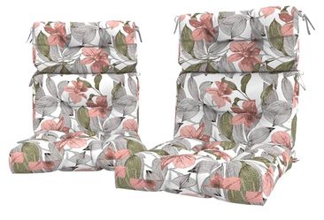 NEW!! LVTXIII (44”x22”x4”/22”x20”x4” Seat) (2Pk) Outdoor Cushions $40 FIRM (#1452)