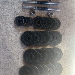 100 Lb Weight Set 