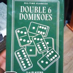 All-time Classic Dominoes 28 Piece Set In Metal Tin