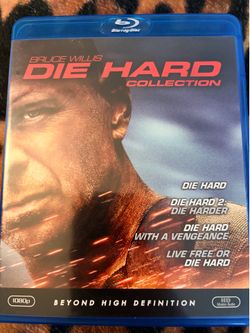 DIE HARD BLU RAY COLLECTION 1080P HIGH DEFINITION!!!  ALL 4 MOVIES