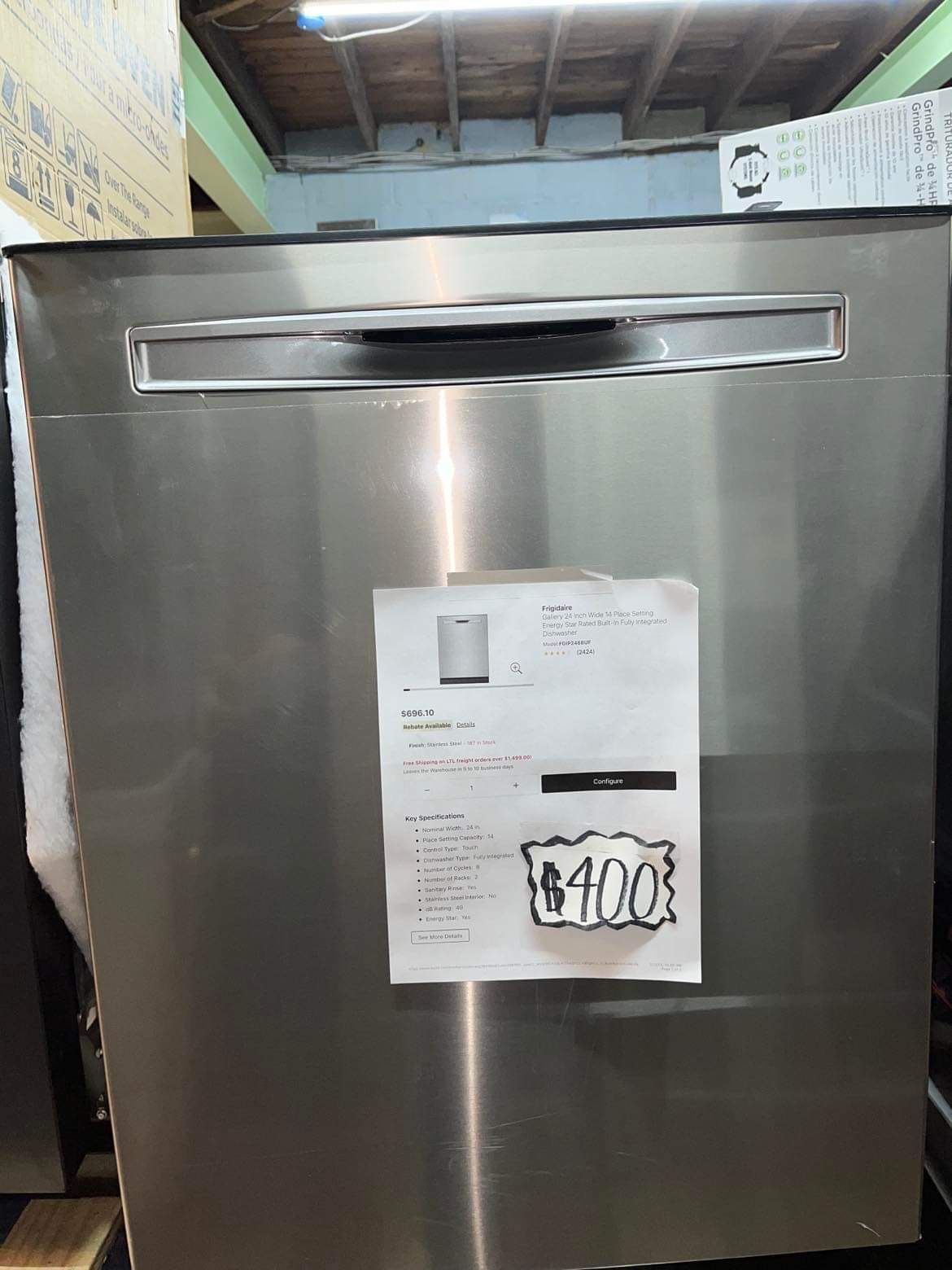 Frigidaire 24 “ Dishwasher