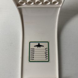 Lego Vintage 1991 Panel 6x6x9 curved top flight Schedule 6399 Airport Shuttle (Rare Collectors Item!)