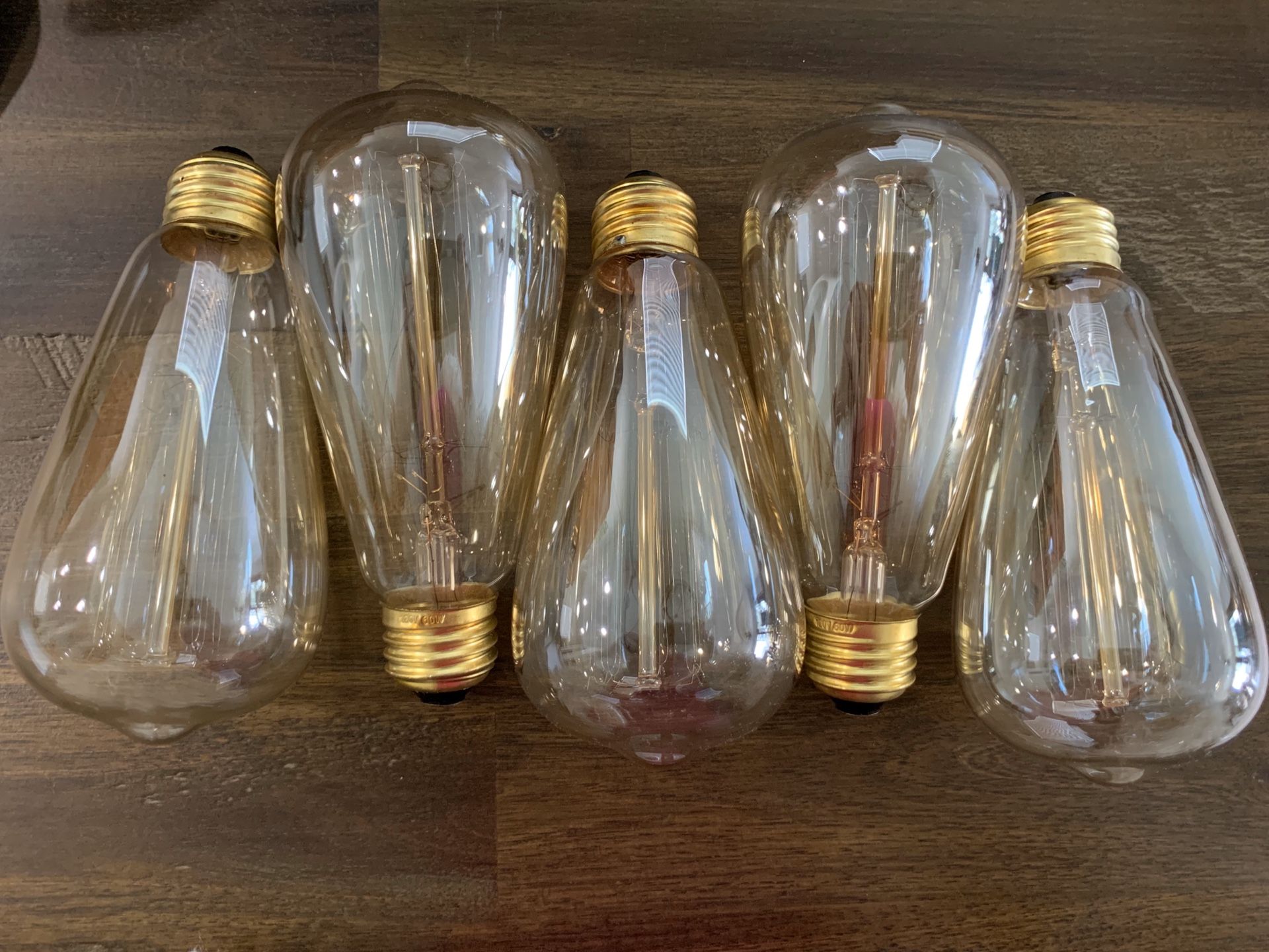 Vintage Edison style bulbs new open package