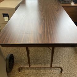 6ft Wood Folding Tables
