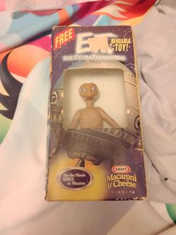 E.T. Bendable Toy Kraft Mac & Cheese Promo