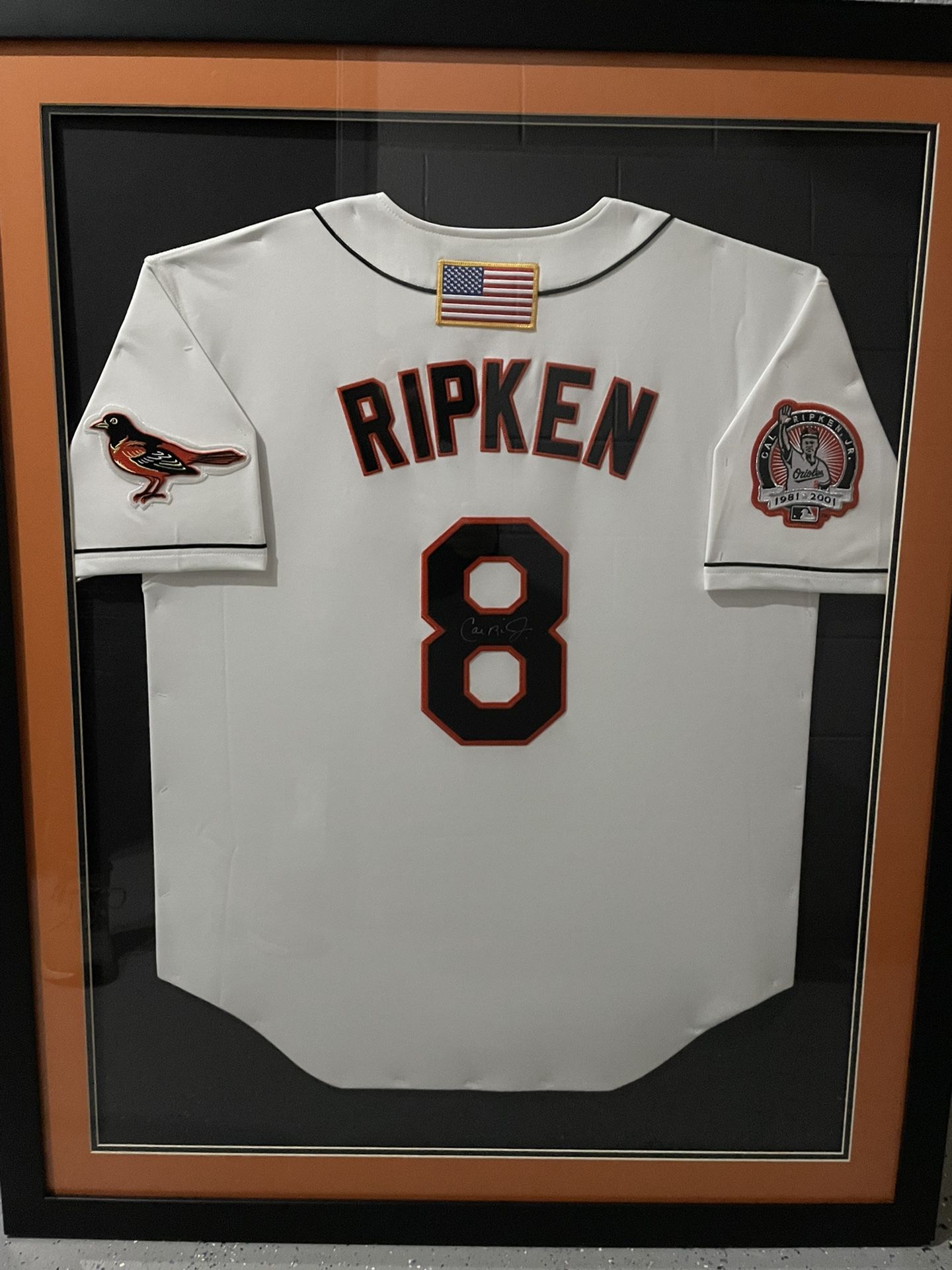 Cal Ripken Jr Signed/Framed Jersey