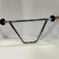 Vintage 1980s Wald Old School BMX Handlebars & Old School Grips