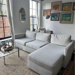 West Elm Harris 2-Piece Storage Sofa & Chaise Sectional (101")