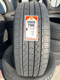 245-60-18 Michelin Latitude Full Used Tire Set $240 Free Mounting and Balancing