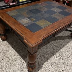 Coffee table and two end tables
