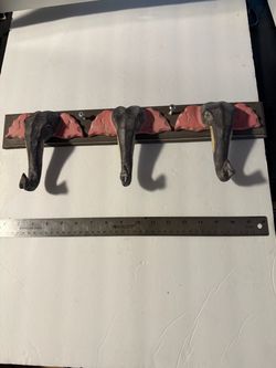 Elephant Coat/Towel Rack