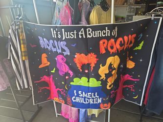 New Halloween Hocus pocus backdrop i smell children Halloween party