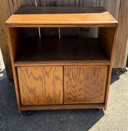 SMALL SOLID WOOD CABINET