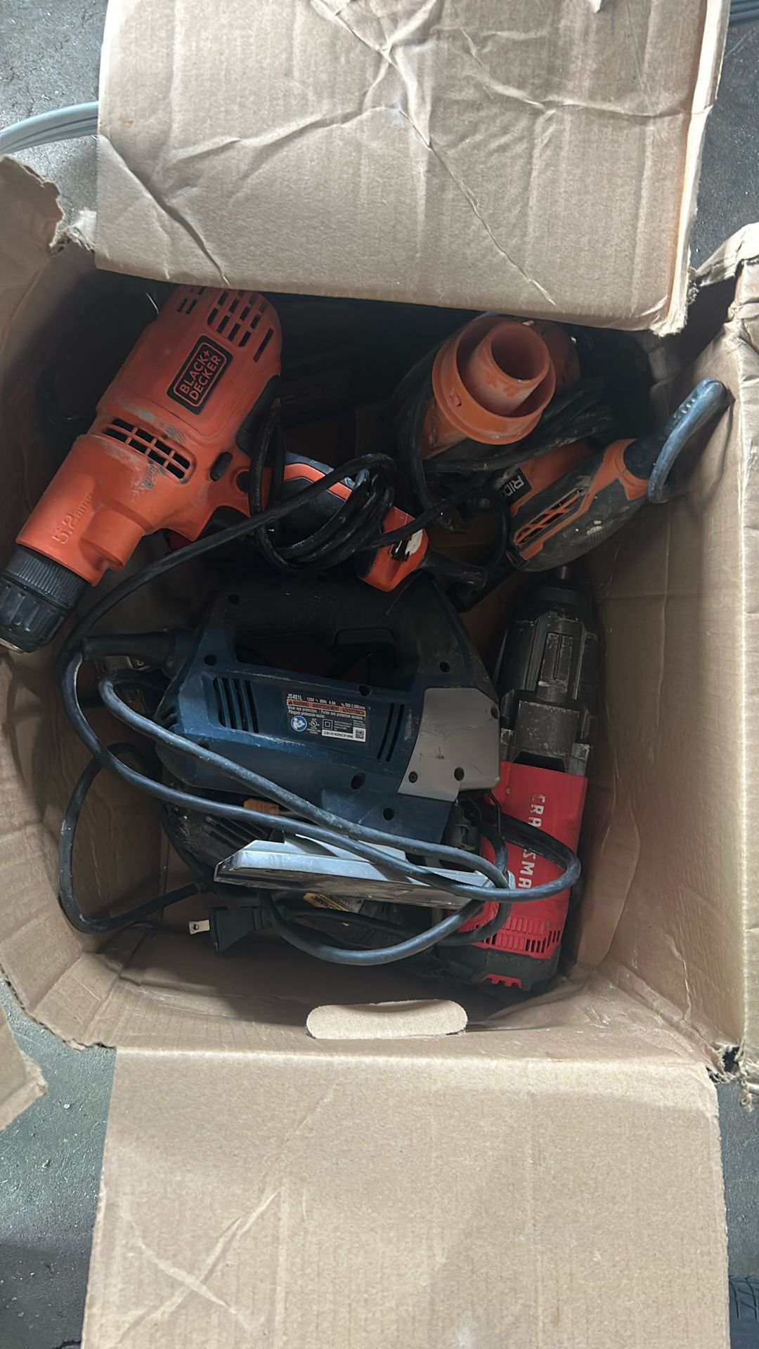 Box Of Power Tools