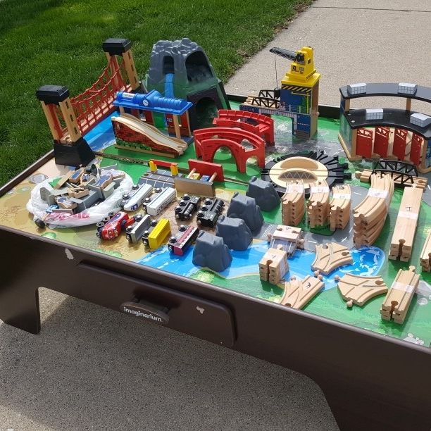 Imaginarium Mountain Rock Train Table Layout