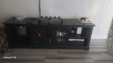 Black TV Stand