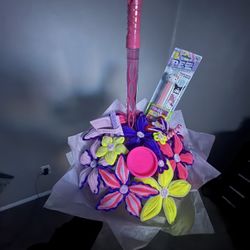 Hello Kitty Pipe Cleaner Flowers