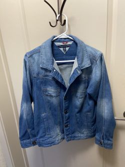 TOMMY HILFIGER JEAN JACKET LARGE 16/18