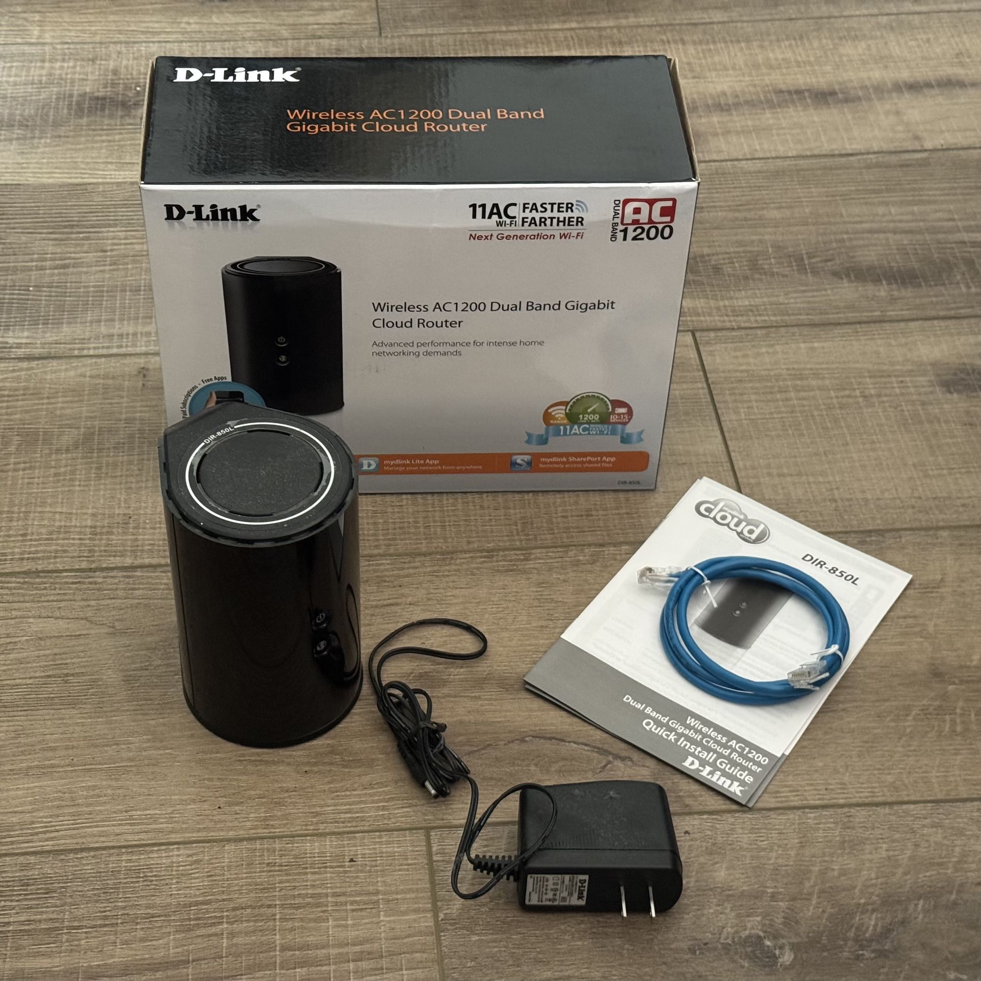 D-Link wifi router DIR-850L AC1200 dual-band