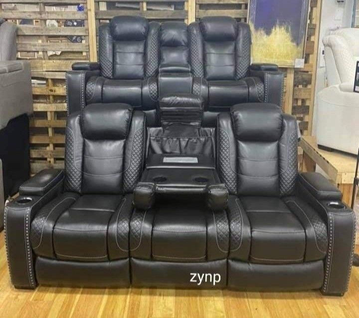 Party Time Power Recliner Living Room Set Financing Available