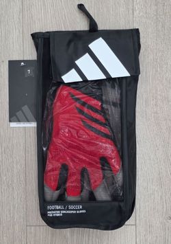 Adidas Predator GL Pro Hybrid Goalkeeper Gloves Red IX3865 Size 7 NWT MSRP $140