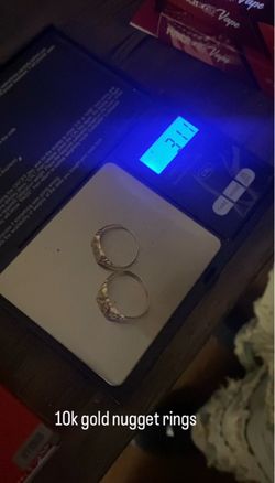 10k gold nugget rings
