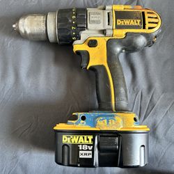 DeWalt 18V Drill Kit w/ Battery & Charger – Works Great