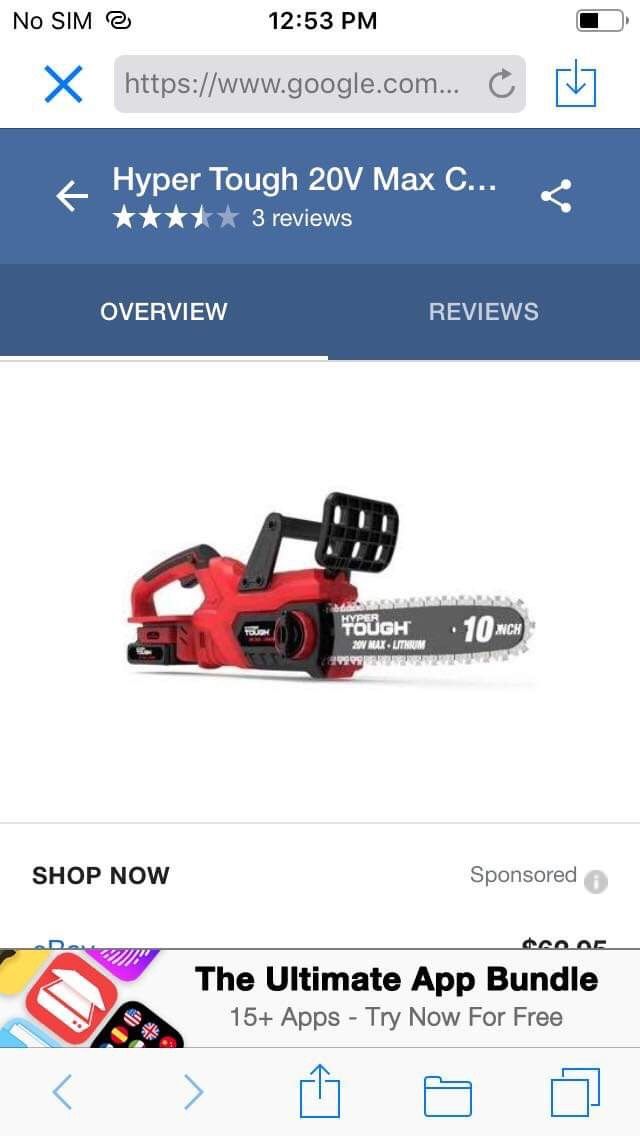 new chainsaw
